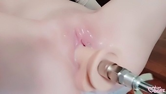 Intense Solo Pleasure With Wet And Messy Climax