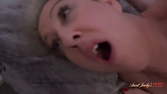British Milf Maggie Moon Gets Caught Masturbating By Stepson In Hardcore Video
