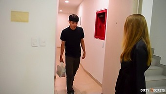 Latina Coed Enjoys A Sensual Massage And Anal Sex With A Student In A Dorm