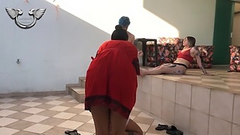 Behind-The-Scenes Footage At Himeros Mansion, Part 1