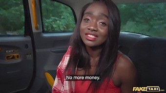 Fake Taxi'S Ebony Beauty Strips And Invites Rough Sex