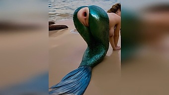 A Stranger Vigorously Penetrates A Mermaid On The Beach, Causing Her Delicate Anus To Gape And Become Severely Damaged Through Intense Outdoor Anal Sex - Generated By Porn Ai