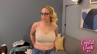 Beautiful Blonde Gets Dirty In Dorm Room With Girl Next Door